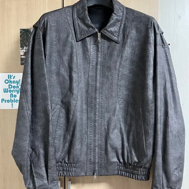 Mmgl leather bluson 가죽자켓