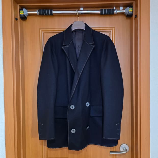 Kolor 컬러 더블 코트 자켓 캐시미어 3사이즈