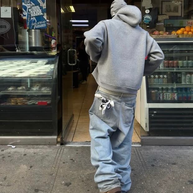 1990s Levis550 Orange BlankTab Baggy Fit