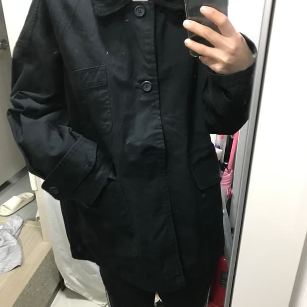 빈티지 하프 오버핏 워크자켓