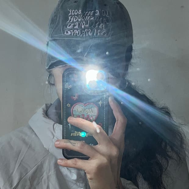 빈티지 Y2K 모자