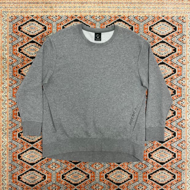 나이키 저스트두잇 그레이 맨투맨 여성L