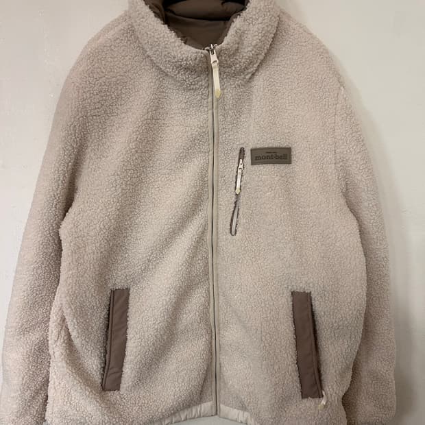 몽벨 남성 리버시블 플리스 패딩 자켓 100