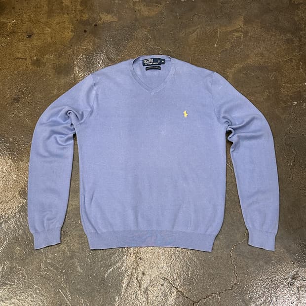 폴로 랄프로렌 브이넥 니트 M