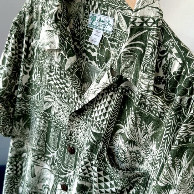 100% rayon design patterned H/S shirt
