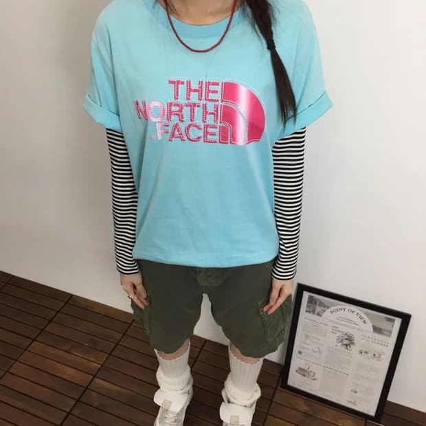 The North Face Logo Tee Mint