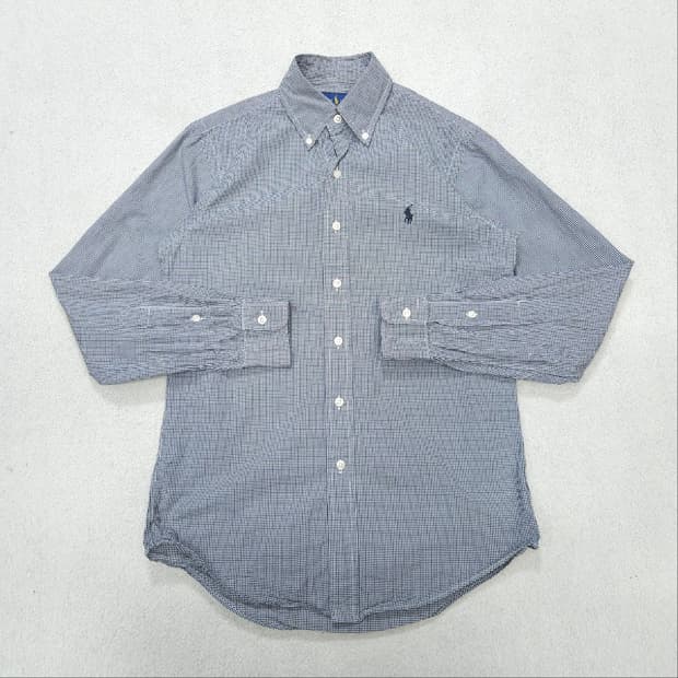 폴로 랄프 로렌 신형 체크 셔츠 XS