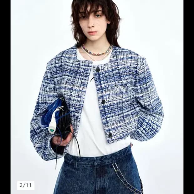 [A3]아더에러 콤포 트위드 블레이저 