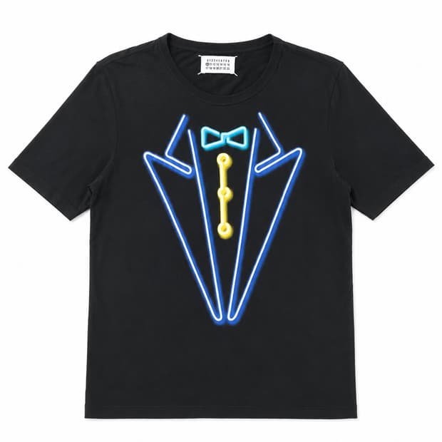 07AW Martin Margiela Tuxedo Print Tshirt