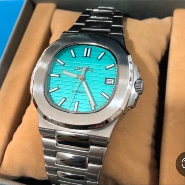 [새상품] 세이코 모드(MOD) 티파니 블루 다이얼 - 노틸러스 스타일 