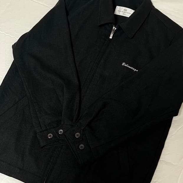 발렌시아가 올드스쿨 블루종 자켓 100