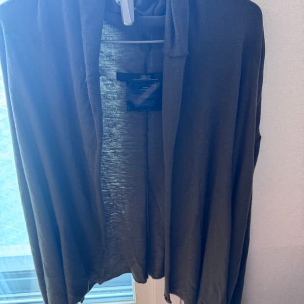 DIRAIN Drape Asymmetric Cardigan