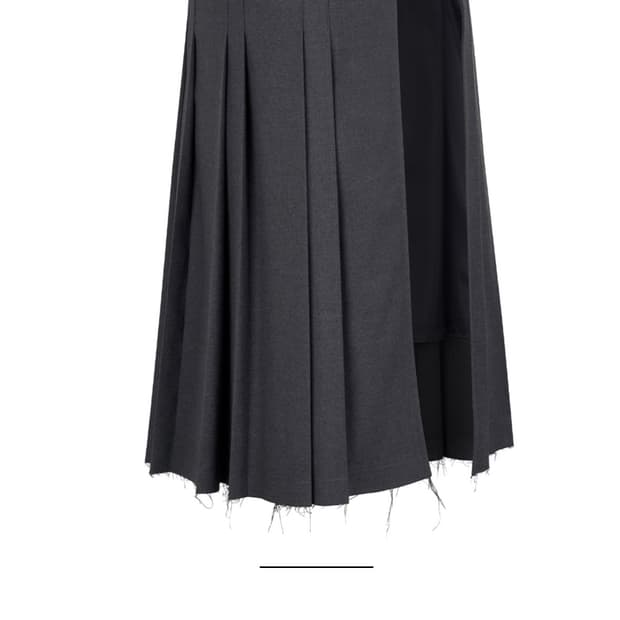 레씨토 레이어드 플리츠 스커트