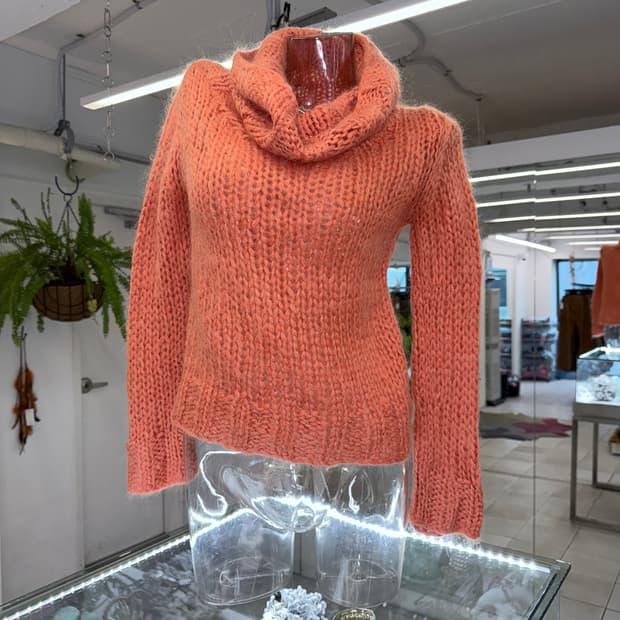 mohair turtleneck sweater