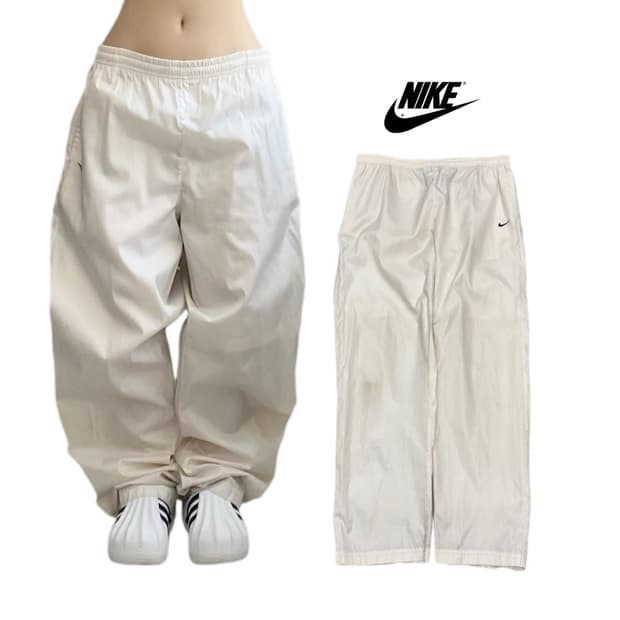 나이키 90s 스우시 올드스쿨 바람막이 트랙팬츠