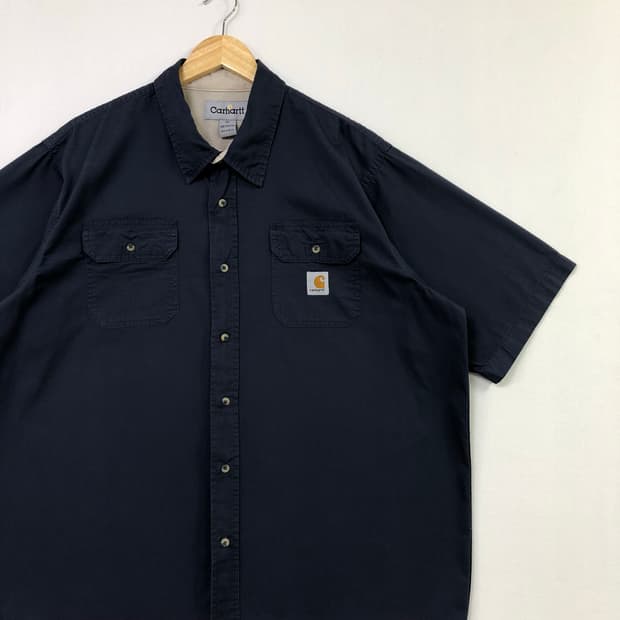 Xxl 칼하트 다크네이비 워크 셔츠