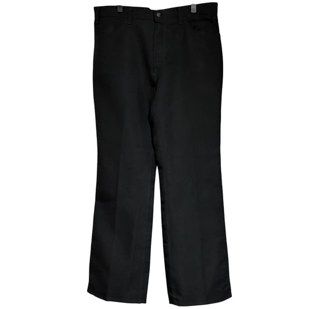 70s 리바이스 517 블랙 38 스타프레스트 부츠컷 플레어 메카닉 팬츠