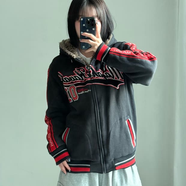 마자플라바 울프죠 후드집업