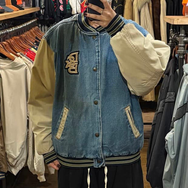 [HI] VTG 데님바시티자켓 연청