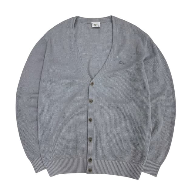 라코스테 린넨코튼 가디건 쿨그레이 (5)