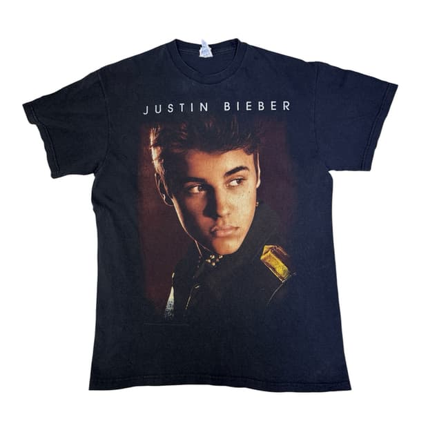 빈티지 저스틴비버 JUSTIN BIEBER BELIEVE 투어티 M