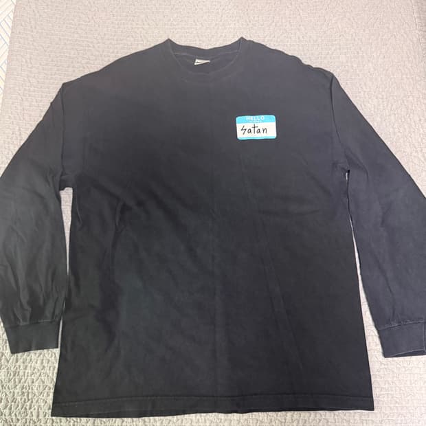 fuct 퍽트 사탄 롱슬리브 XL