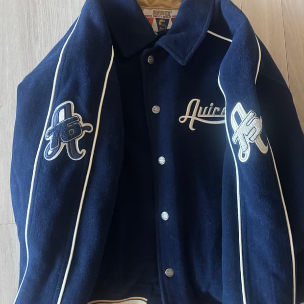 Avirex 아비렉스 울 바시티 쟈켓