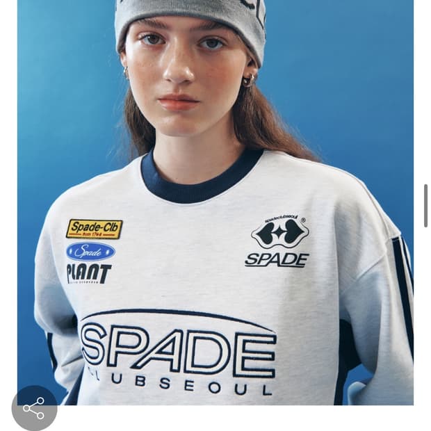 스페이드클럽서울 맨투맨 풋볼티