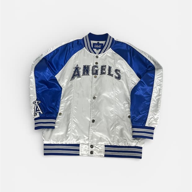 MLB LA 에인절스 블루종 바시티자켓 봄버 105