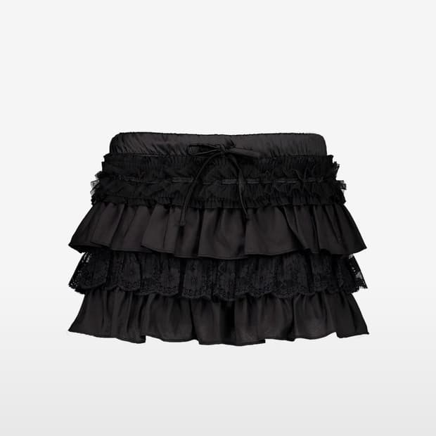 SETUPEXE TUTU MIX SKIRT PANTS