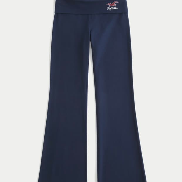 [M] 홀리스터 폴드오버 플레어 스웻팬츠 새상품