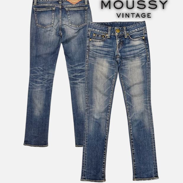 MOUSSY VINTAGE fade low-rise slim jean