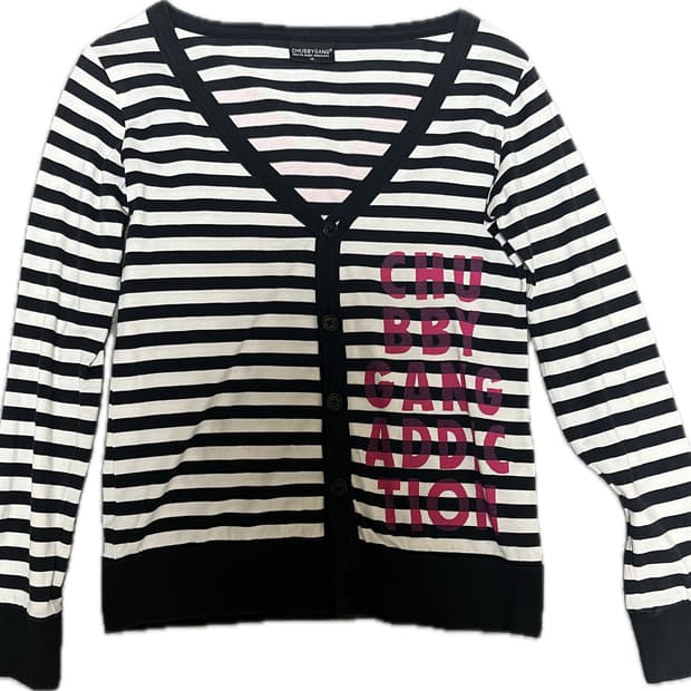 CHUBBYGANG 해골토끼 가디건