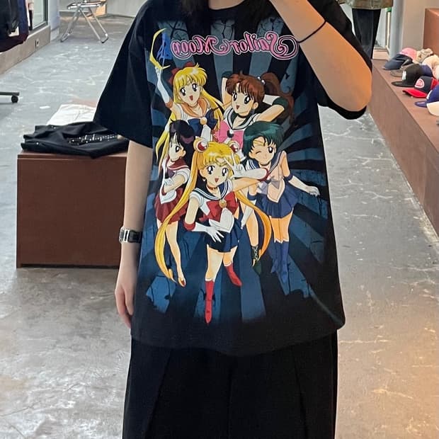 미소녀 전사 세일러문 반팔 H1632