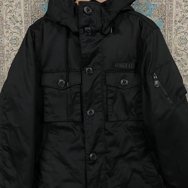 아비렉스 밀리터리 후드자켓1643