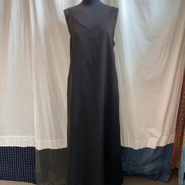 블랙 민소매 원피스(M)