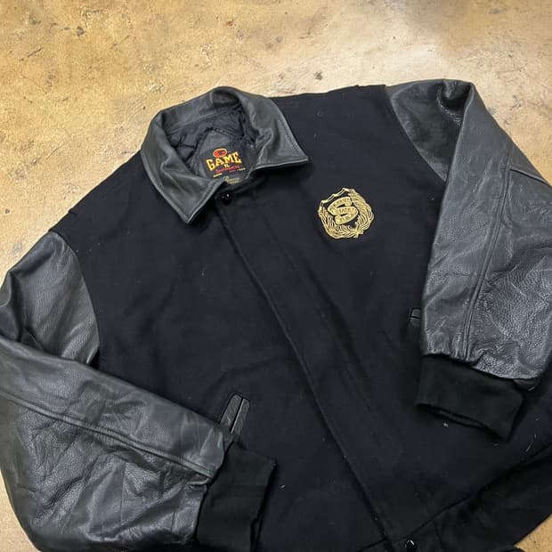 [정품/XL] GAME 바시티자켓 빈티지 PBA 뉴져지 스타디움 b18