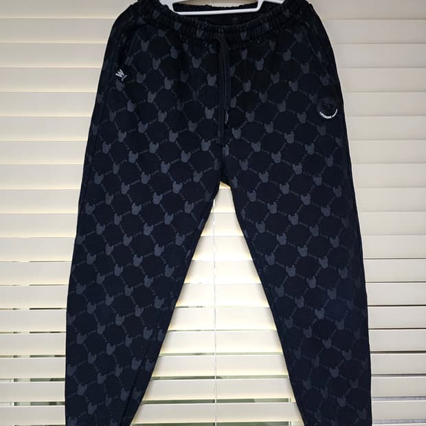 라이프워크 모노그램 패턴 기모 조거팬츠 XS