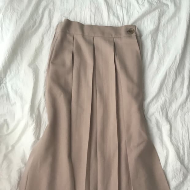 레이어드 롱 스커트