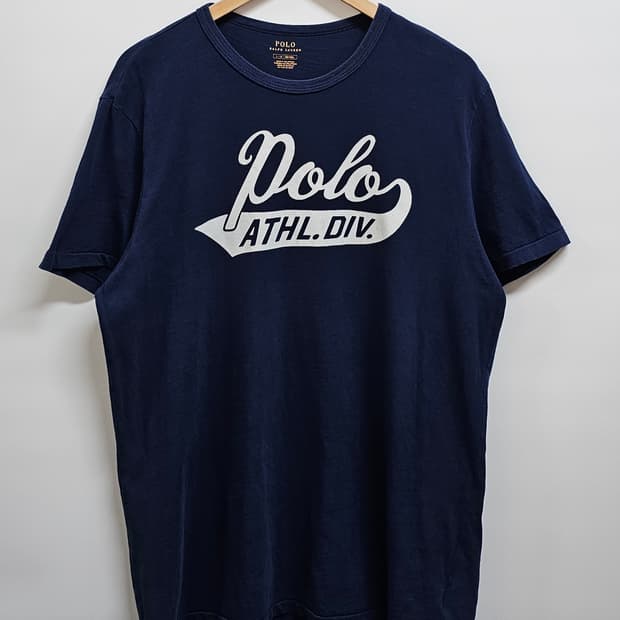 폴로 랄프로렌 네이비 반팔 티셔츠 L