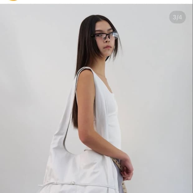 LCDC 벨트 스트랩 숄더백 블랙
