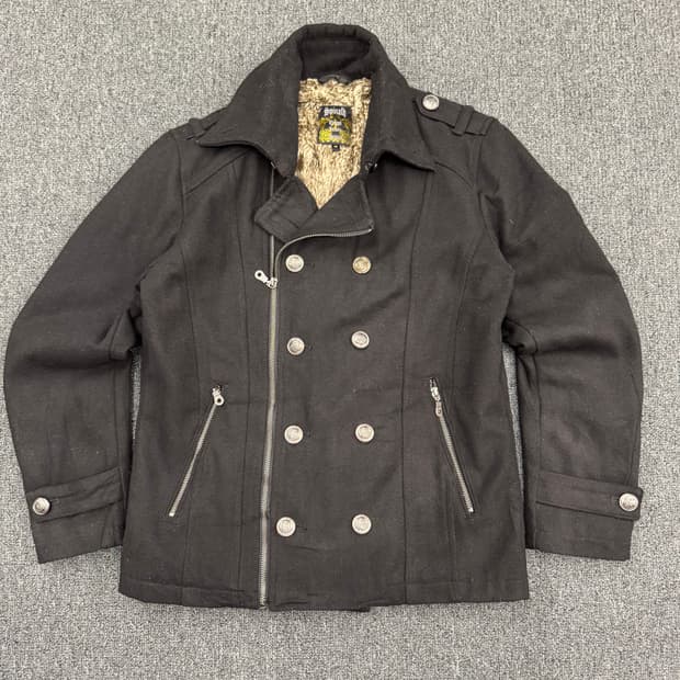 japanese vintage 더블 브레스티드 숏코트