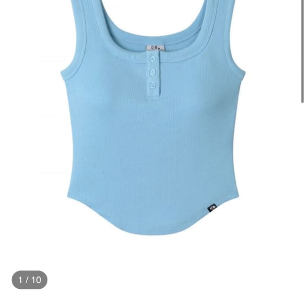 SLIM CURVE BRA SLEEVELESS (SKY)