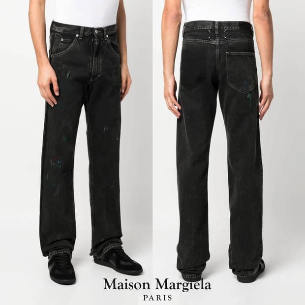 마르지엘라/스톤워싱 페인트 데님