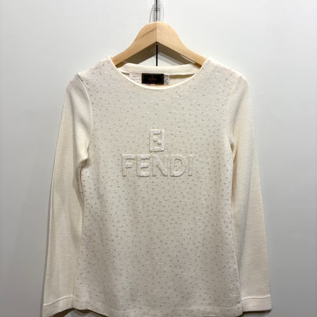 FENDI 펜디 스팽글 울 니트 탑