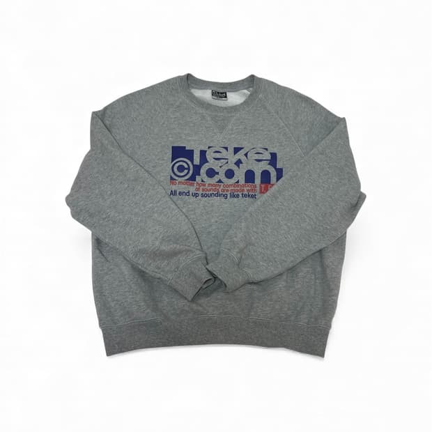 테켓 Folder Sweatshirt Melange Gray M