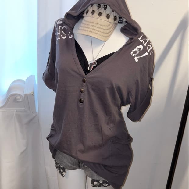 JAEINLEE Henry Neck Pocket Hooded Short