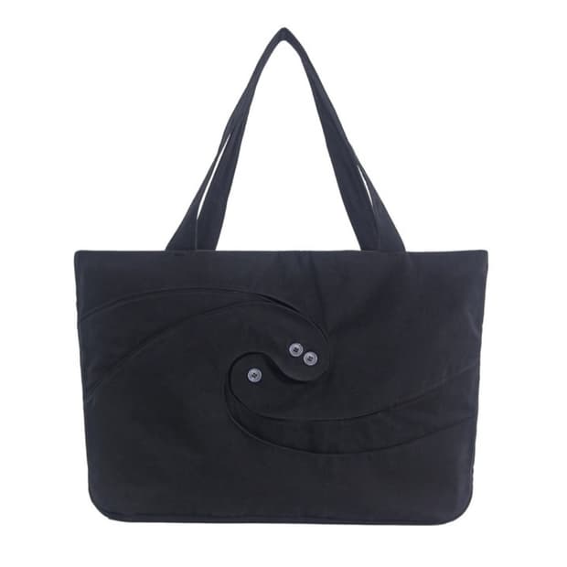 They call me - Spiral Tote Bag Black