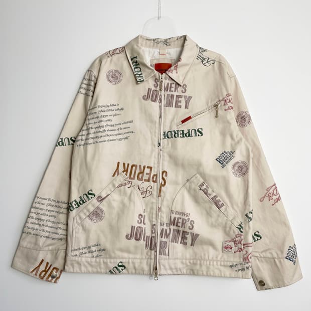 A1 슈퍼드라이(SUPERDRY) 집업 워크 재킷 L사이즈