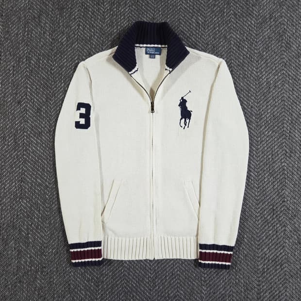 폴로 랄프로렌 빅포니 니트 집업
